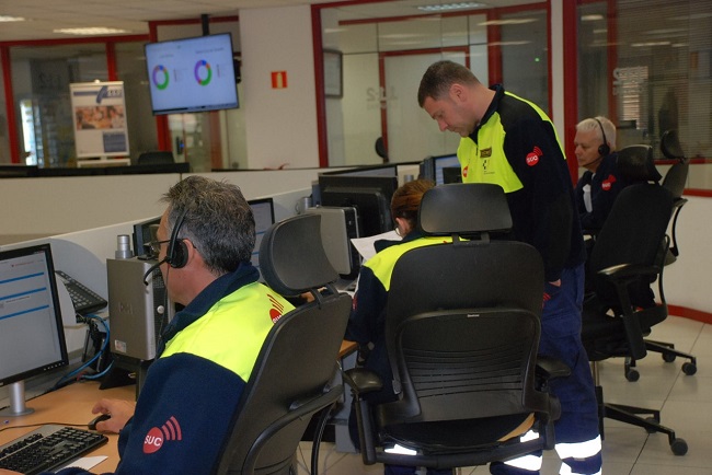 SECTOR SUC en la Sala Operativa del CECOES 1-1-2 de Las Palmas