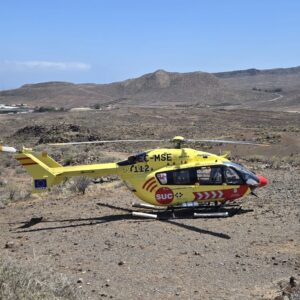 Helicóptero medicalizado del Servicio de Urgencias Canario (SUC)