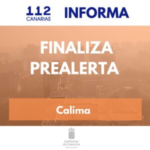 PEFMA Finalización prealerta calima