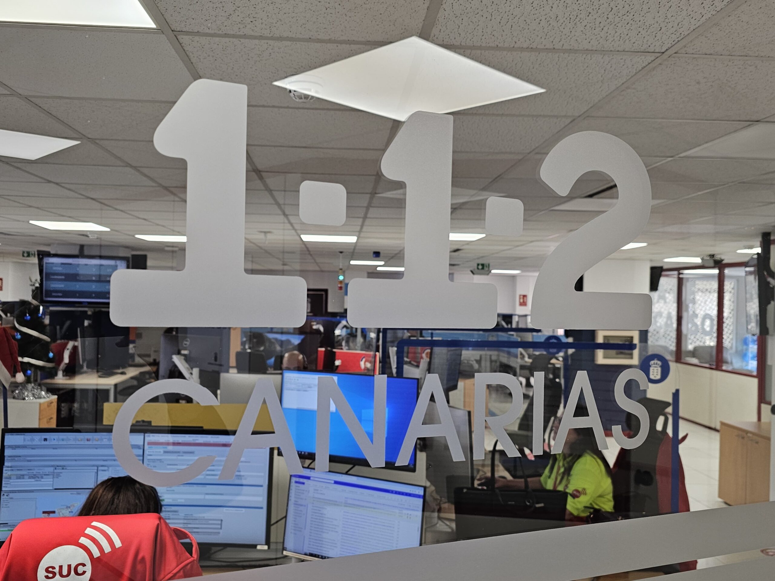 Centro Coordinador de Emergencias y Seguridad (Cecoes) 112 sala operativa Gran Canaria