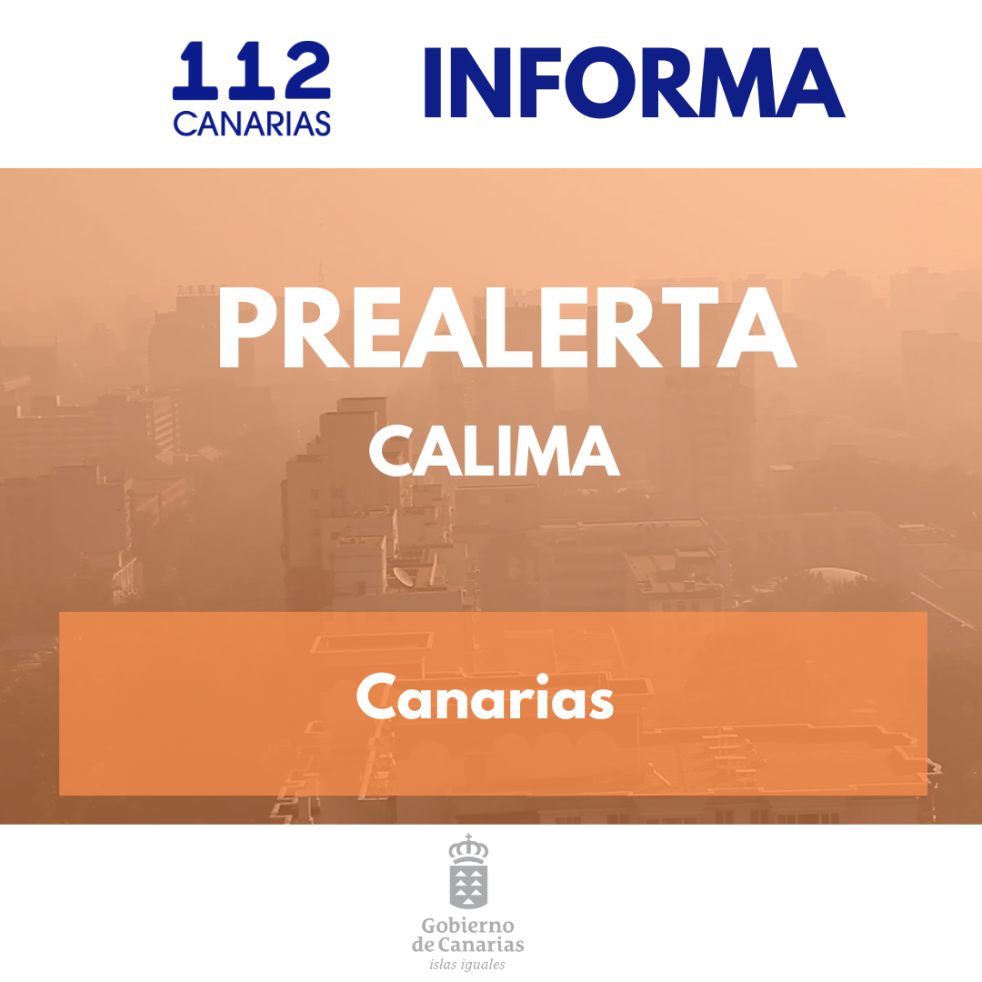 Situación de prealerta por calima en Canarias