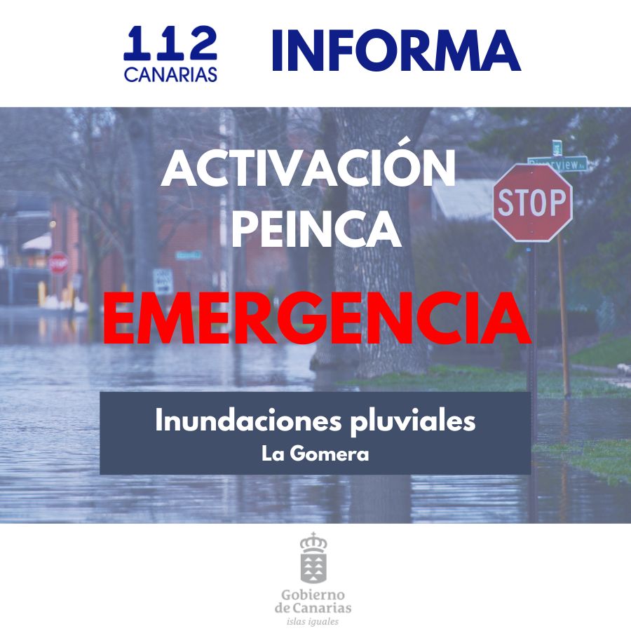 Emergencia Inundaciones pluviales La Gomera