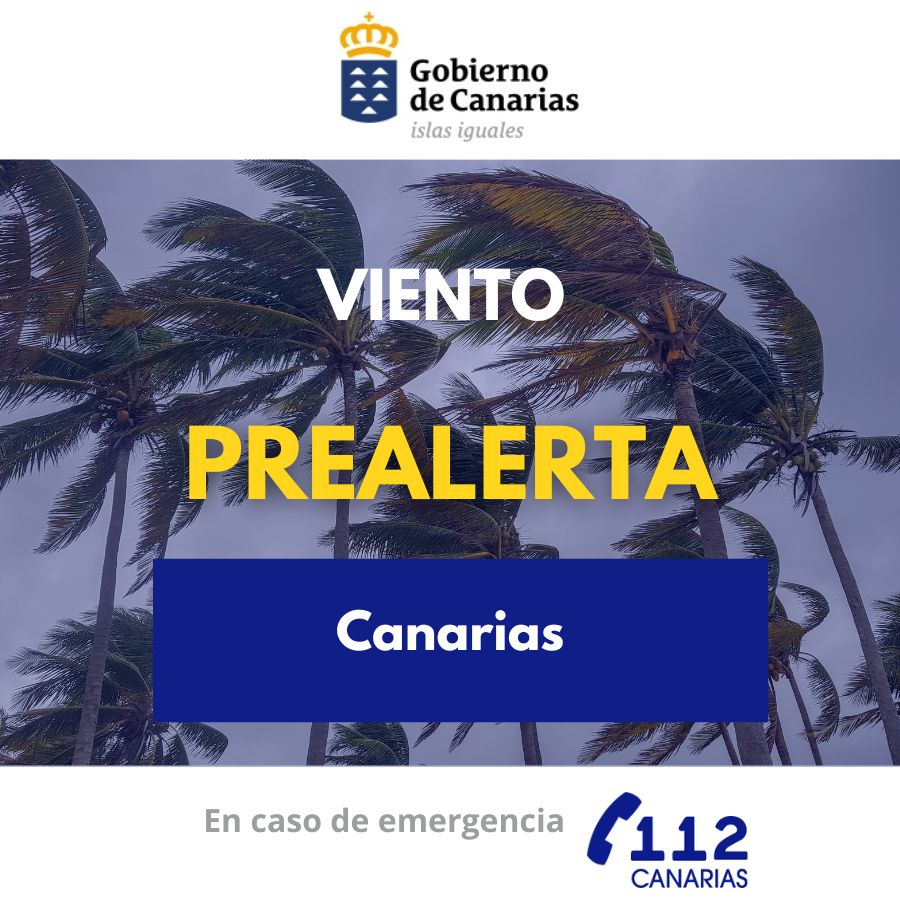 Prealerta Viento Canarias