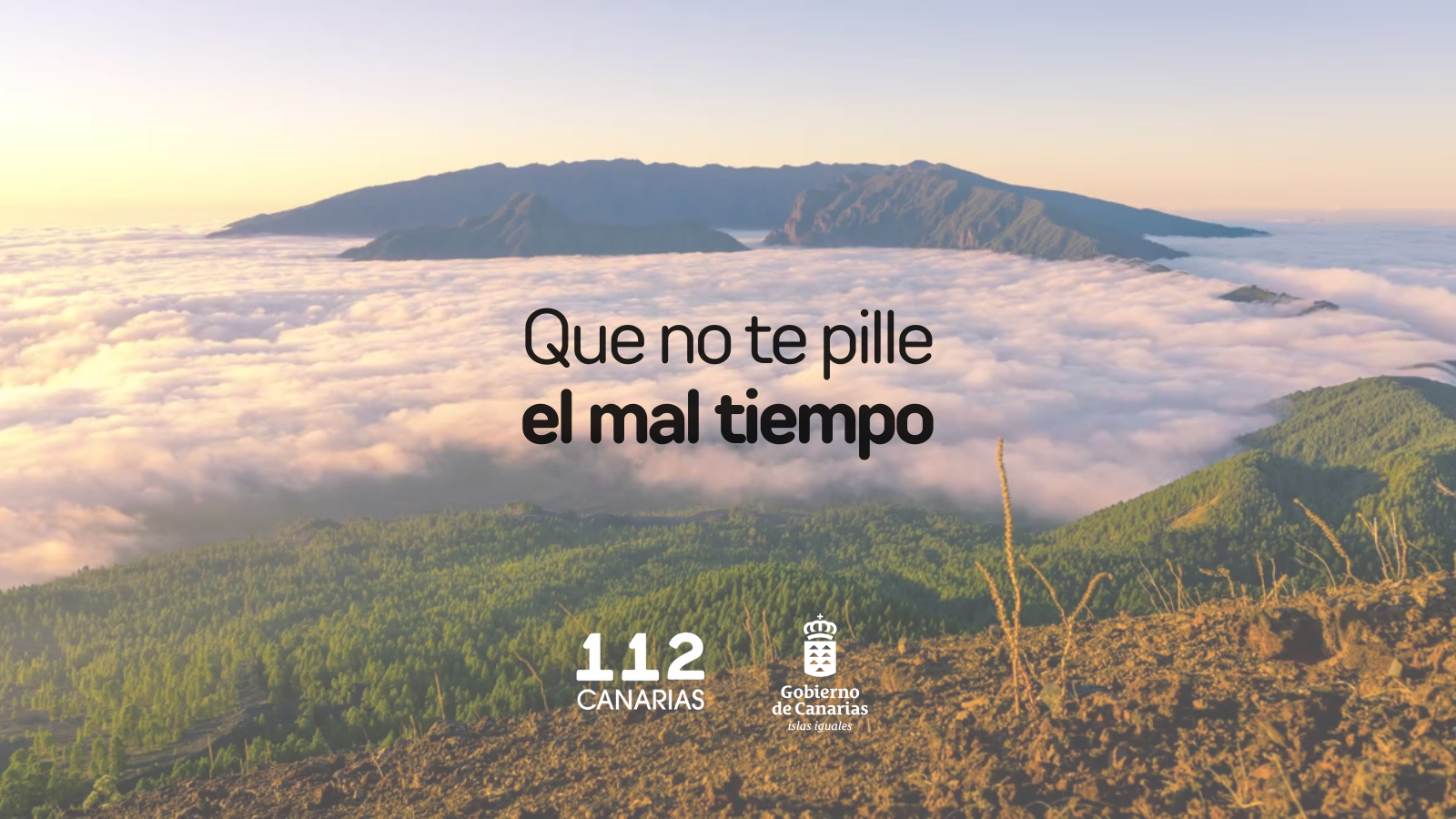 Imagen campaña del 112 Canarias para el otoño